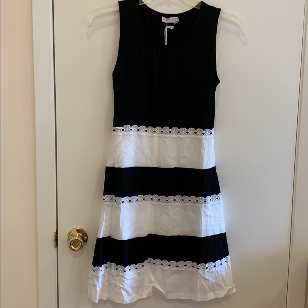 Farinelli sleeveless dress with slip NWT